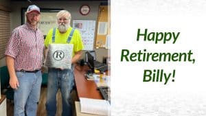 Happy retirement Billy Good
