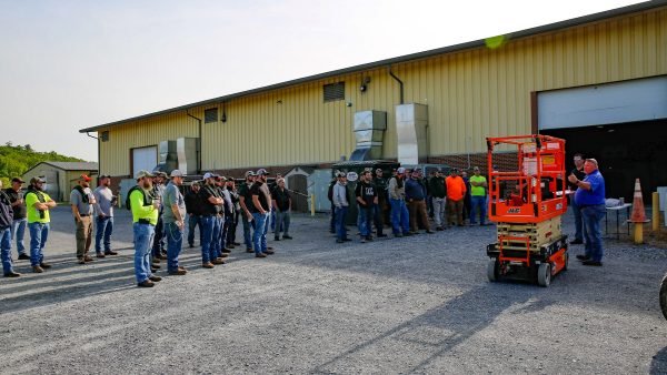 2023 RBI Safety Day with employees being trained outside