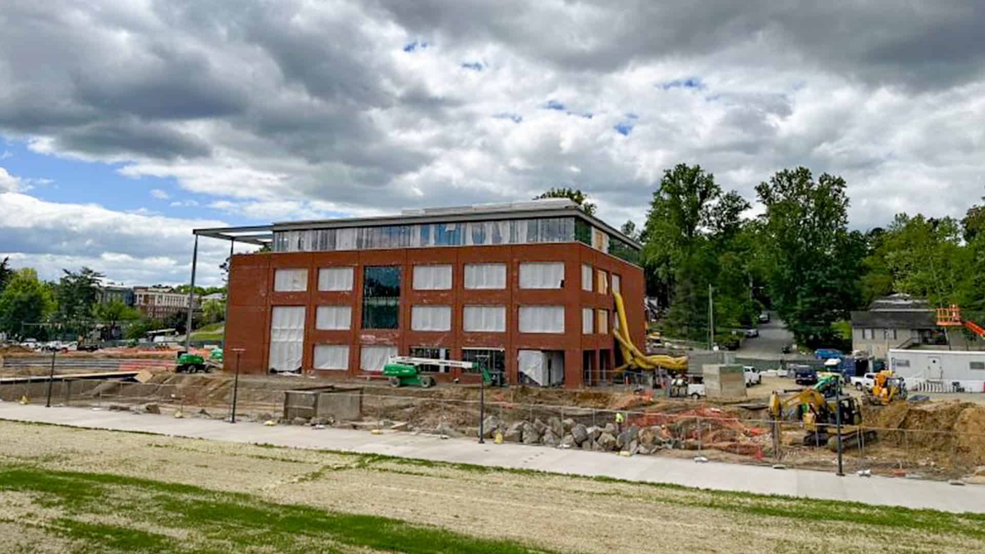 UVA Data Sciences building under construction