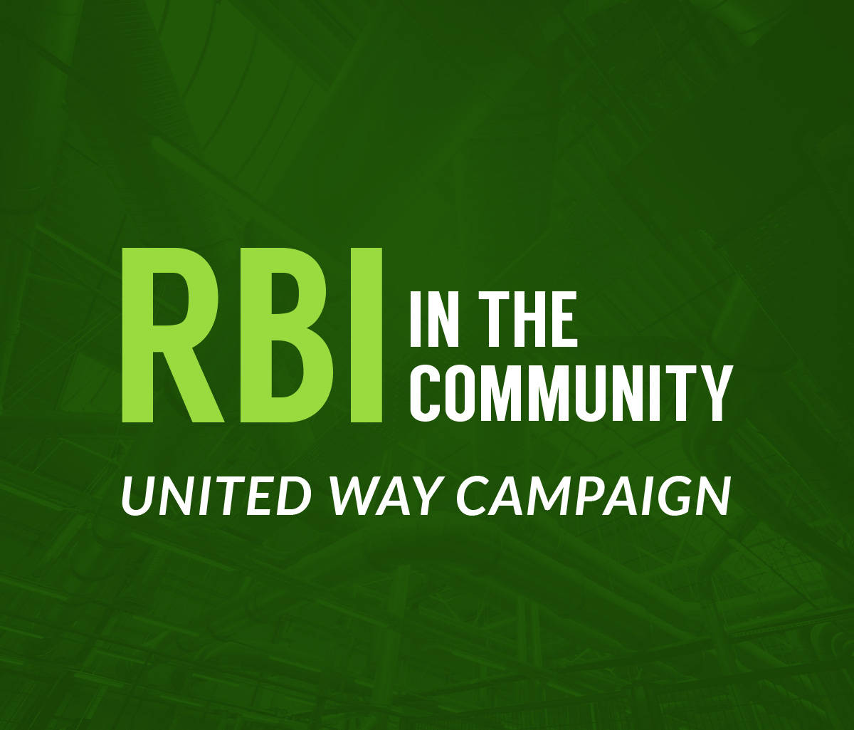 RBI in the Community - United Way Campaign