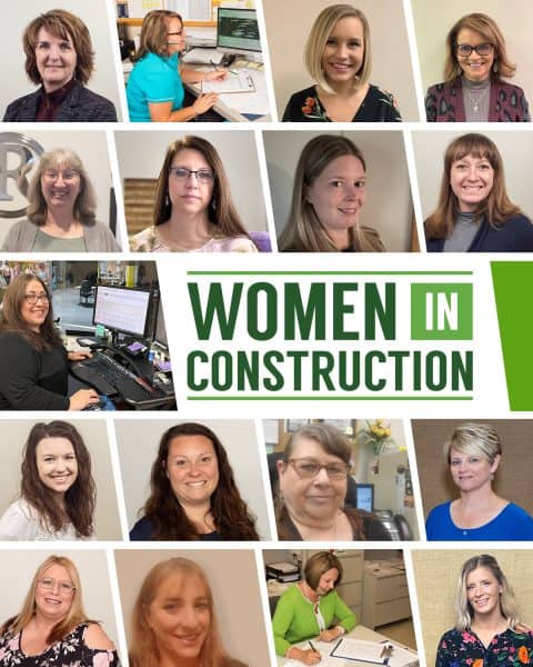 Women in Construction Week - featuring photos of the women who make up RBI's team