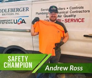 RBI November Safety Champion, Andrew Ross