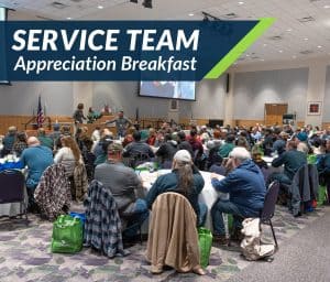 Service team appreciation breakfast