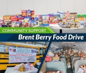 Community Support - Brent Berry Food Drive