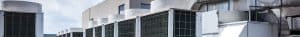 Rooftop commercial HVAC equipment