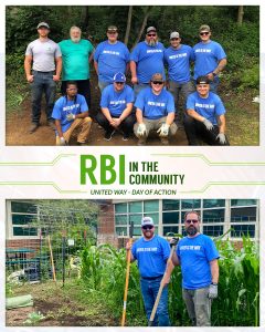 RBI in the community. United Way - Day of Action