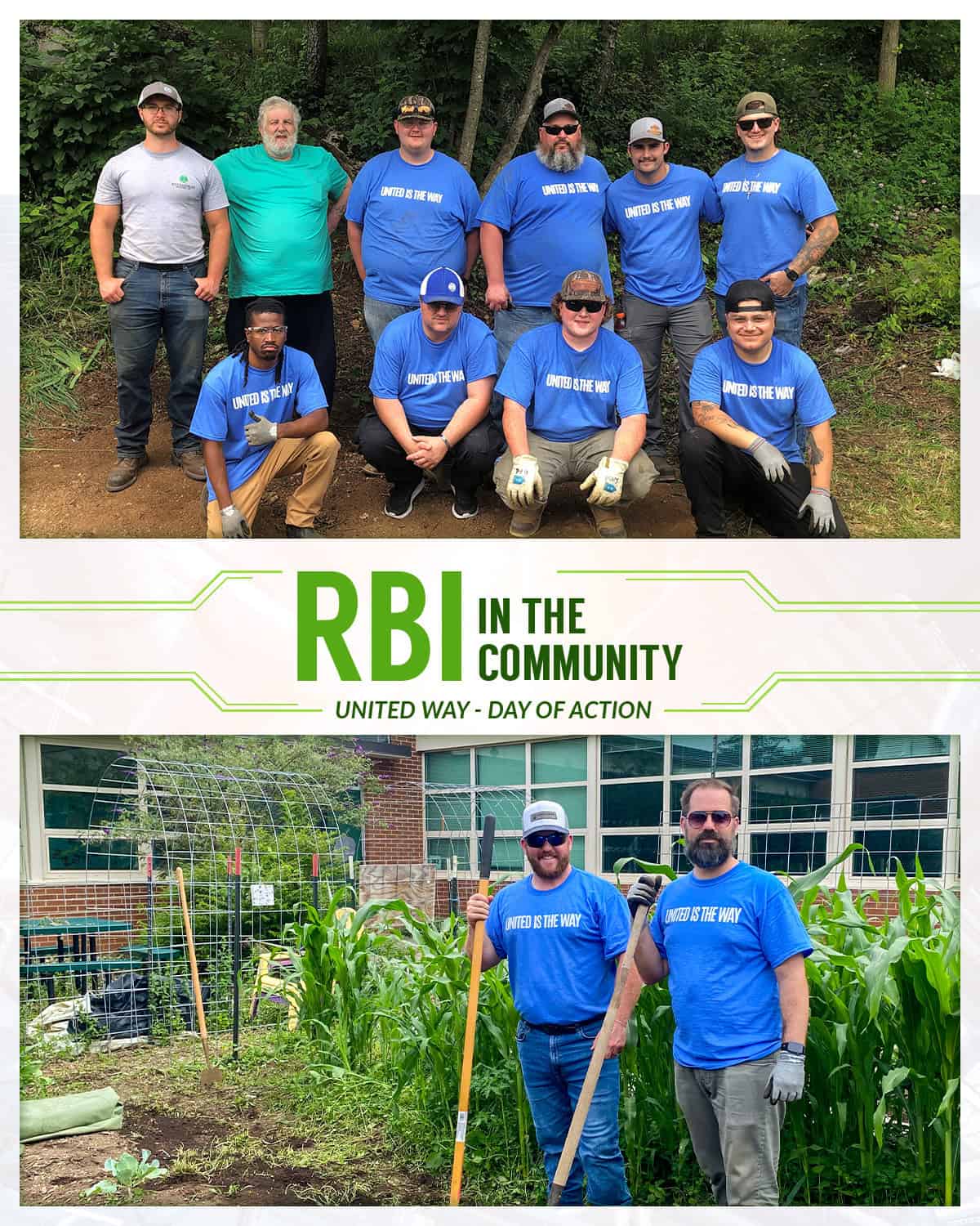RBI in the community. United Way - Day of Action