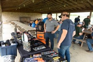 RBI's HVAC team at a luncheon