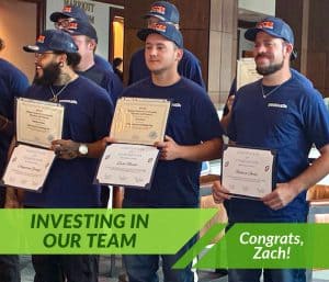 Investing in our team - congrats, Zach!