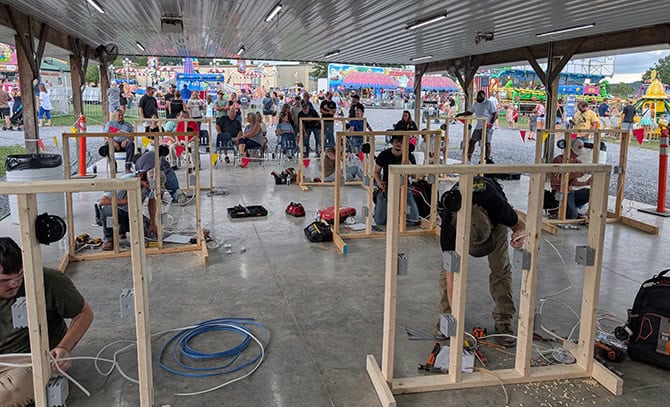 RBI 2025 AGCVA Valley District Skilled Trades Competition Electrician skilled trades competition